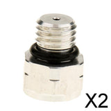 Maxbell 2xUNiversal Car Air Conditioner Compressor Pressure Relief Valve 1.5mmx19mm