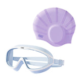 Maxbell Swimmer Glasses with Swim Cap Swimming Glasses Swim Eyewear Swimming Goggles Violet