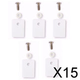 Maxbell 15x5Pcs TO-220 TO220 Ceramic Transistor Triac Thyristor Insulator Protection