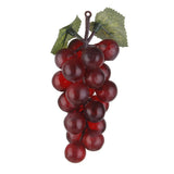 Maxbell 12xArtificial Faux Fake Lifelike Plastic Fruit Grape Apple Lemon Sketch Prop a