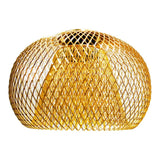 Maxbell Pendant Lamp Shade Retro Ceiling Light Cover for Bathroom Cafe Hallway Golden