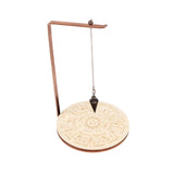 Maxbell Pendulum Display Stand Pendulum Holder Stand for Stones Living Room Tabletop Star Beige