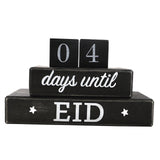 Maxbell Ramadan Advent Calendar Wooden DIY for Celebrations Living Room Eid Decor