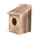 Maxbell 2xShabby Wooden Bird House Weatherproof Parrot Bird Nest Breeding Sleeping Box