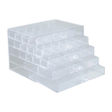 Maxbell Earring Organizer with 5 Drawers Clear Jewelry Box for Rings Bracelet Brooch