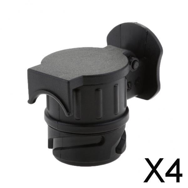 Maxbell 4xRound 13 Pin to 7 Pin Trailer Towing Caravan Plug Socket Adapter Connector