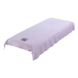Maxbell Maxbell Reusable Washable Cotton Acupuncture Massage Table Bed Pad Cover Purple