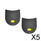 Maxbell 5x1Pair Rubber Heels Anti Slip Shoe Heel for Hiking Leather Shoes Sport Shoes
