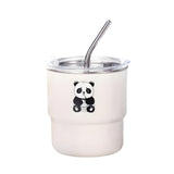 Stainless Steel Tumbler Stylish Travel Mug for Trip Playground Camping Beige