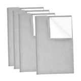 4x Jewelry Cleaning Cloths Two Color Soft Microfiber for Platinum Gold Watch Light Gray