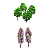Maxbell 10pc Model Trees wargame scenery TRAIN Railway layout scale HO N+20 Trees 1/200