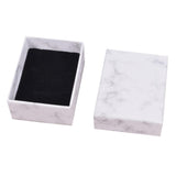 Maxbell Marbling Cardboard Jewellery Gift Box Wedding Favour Cotton Cushion B