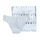 Maxbell 30Pcs Non Woven Briefs Soft Breathable Portable Briefs for SPA Fitness Hotel White