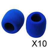 Maxbell 10x2PCS Blue Microphone Foam Cover