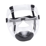 Maxbell 2x Clear Taekwondo Mask Head Cover Detachable Face Shield Head Gear