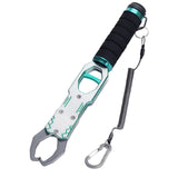 Maxbell Fishing Plier Fishing Gear Freshwater Non Slip Handle Saltwater Fish Gripper Silver
