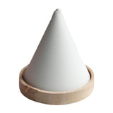 Cone Bracelet Holder Display Jewelry Organizer for Scrunchies Ring Men Women White