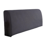 Bed Headboard Cover Removable Bed Backrest Cover Elastic Headboard Protector Gray