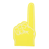 Maxbell Giant Foam Finger Prop Creative for Athletic Meeting Concert Basketball Game Yellow