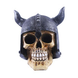 Maxbell Resin Human Skull Figurine Holiday Holloween Sculpture Decoration Craft 001