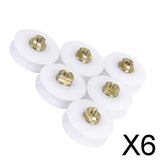Maxbell 6x6pcs Replacement Shower Door Roller Runner Wheel 22.5mm Diameter