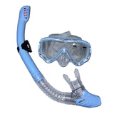 Maxbell Dry Snorkel Set Diving Mask Snorkeling Gear for Snorkeling Diving Freediving Blue