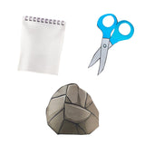 Maxbell Rock Paper Scissors Costume Set Halloween Props Family Outfit for Masquerade