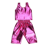 Maxbell Doll Cothes New Cool Light Leather Outfit for 18" Doll rose purple - Aladdin Shoppers