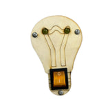Maxbell Toddlers Busy Board Material with LED Switch Classroom for Toddlers yellow