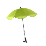 Maxbell Stroller Parasol Sun Protection Clamp on Umbrella for Traveling Outdoor green