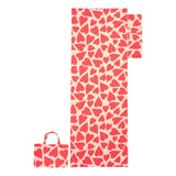 Maxbell Beach Chair Cover Soft Practical Lounge Chair Cover for Travel Summer Garden red