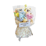 Plush Doll Bouquet Doll Flower Bouquet for Girlfriend Bridal Shower Birthday Yellow