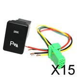 Maxbell 15xPush Switch White LED Parking Lights For        2008-up