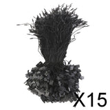 15xNylon Plastic Price Label Tag Strip Line for Clothes Goods 1000Pcs Black