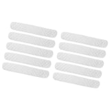 Maxbell 10x Cotton Bra Liners Underwear Sweat Absorber Liners for Women Dance Summer 44cmx8.3cmx0.15cm Rectangular