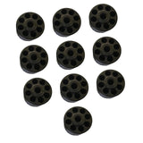 Maxbell 10Pcs Nylon Mobility Wheels Replacement for Fitness Equipment Easily Install 38x32mm