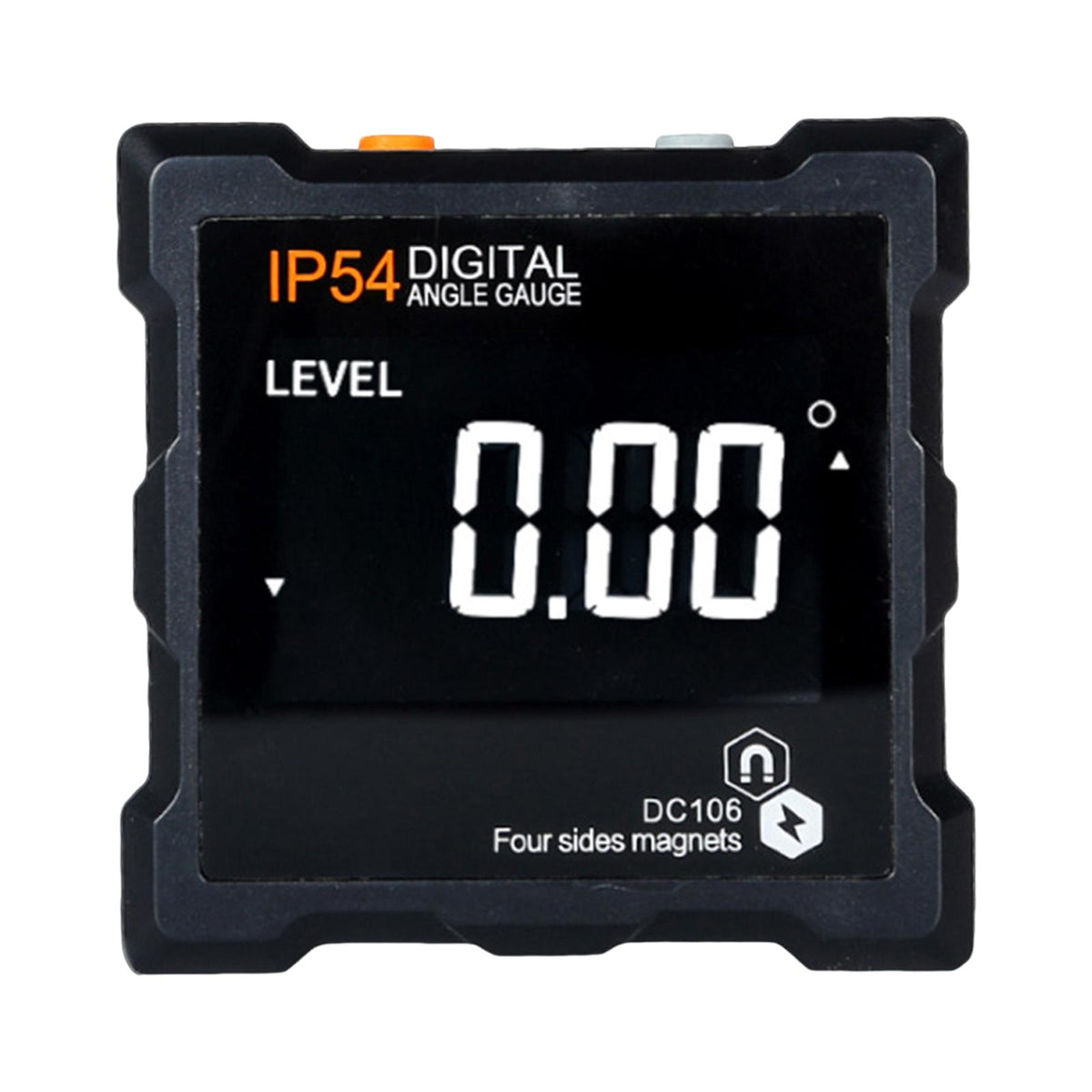 Digital Inclinometer Digital Angle Gauge for Machinery Construction Building Black
