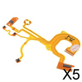 5xLens Back Main Flex Cable Repair Part for Sony DSC-HX50 HX60V with Socket