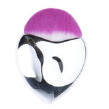 Maxbell Maxbell Powder Makeup Brushes Face Foundation Blush Cosmetic Make Up Tools Silver