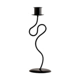 Maxbell Iron Candle Holder Retro Pillar Candles Stand for Living Room Hotel Tabletop L