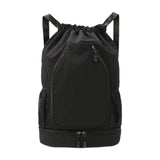 Maxbell Tennis Backpack Portable Badminton Racket Bag for Men Gym Outdoor Activities Black