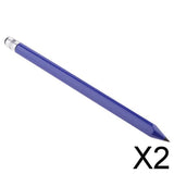 Maxbell 2x2-in-1 Retro Design Touch Screen Stylus for iPhone Samsung Tablets PC blue