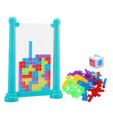 Maxbell 3D Blocks Puzzle Portable 3D Puzzles for Kids 3 4 5 6 7 8 9 10 Year Old Gift Blue