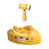 Maxbell Pounding Toy Hand Eye Coordination Whack Game Mole for Baby ToddlerChildren Yellow