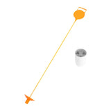 Golf Flagstick and Cup Portable Golf Hole Cup for Backyard Training Practice Orange