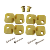 Maxbell 8 Pieces Camping Chair Replacement Feet Camp Chair Accessories Parts Premium Yellow