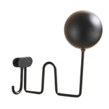 Maxbell Motorcycle Helmet Holder Wall Mount Wall Hanging Display 180 Degree Rotation with Single Ball