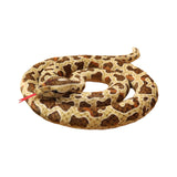Maxbell Animal Toy Cartoon Design Comfortable Giant Snake Plush Toy Snake Stuff Doll Brown