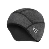 Winter Helmet Liner Cap Windproof for Outdoor Activities Skiing Motorcycling No Ponytail Hole