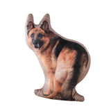 Maxbell 3D Dog Throw Pillow Headrest Stuffed Animals Plush Toy for Car Bedroom Decor